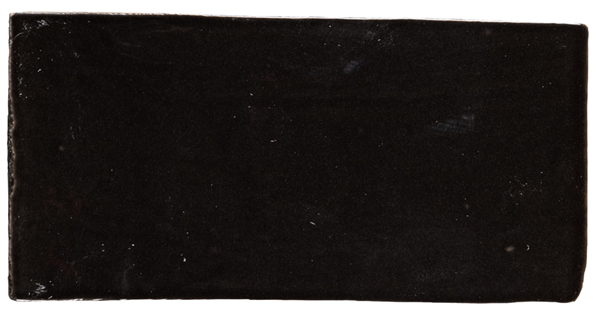 Elegante wandtegel in de kleur zwart van Dannenberg Tegelwerken