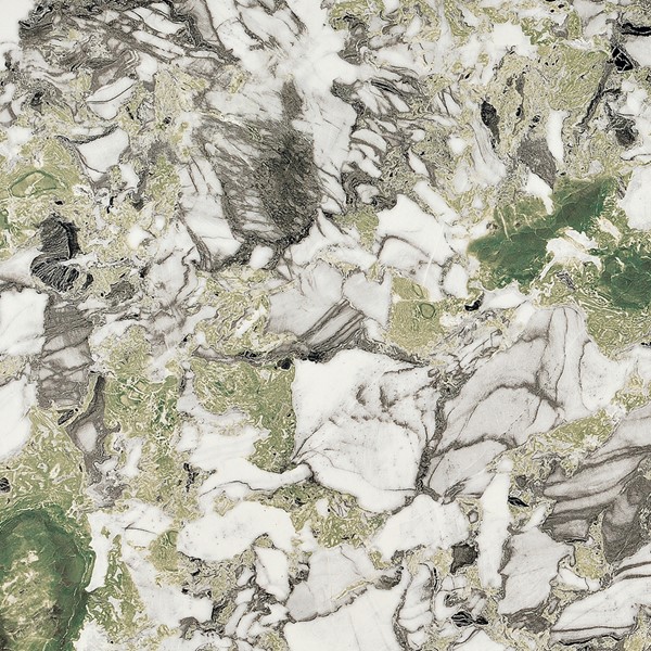 Sierlijke vloertegel in de kleur groen van Brabant Tegels Elshout